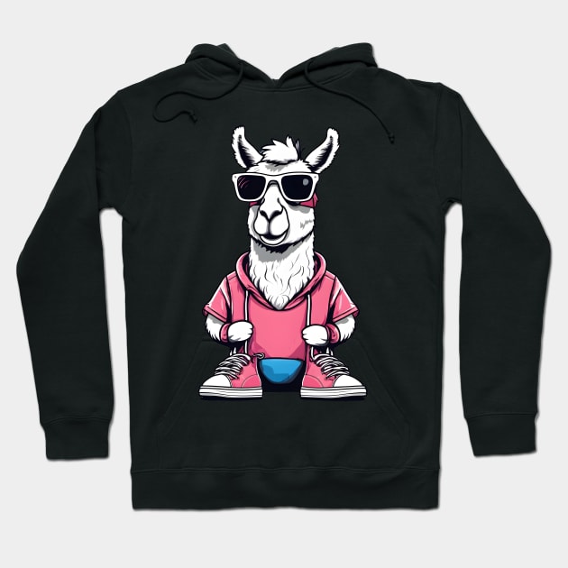 Sneaker Llama Hoodie by Bishop Creations